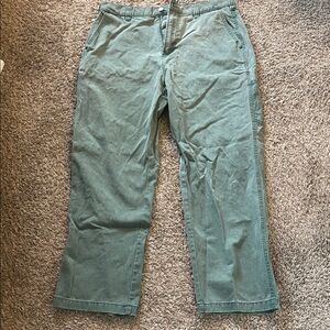 Obey Men's Olive Wide Leg Pants